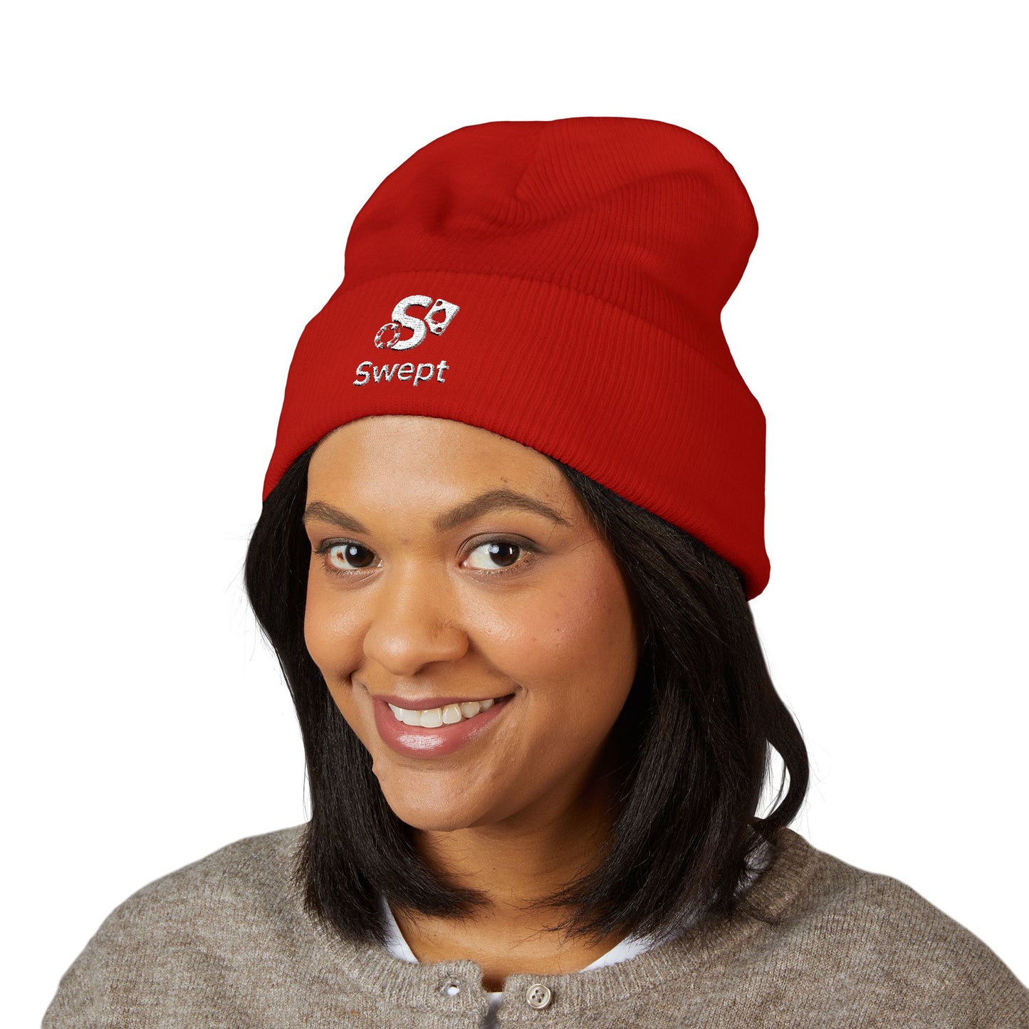 Swept Cuffed Beanie