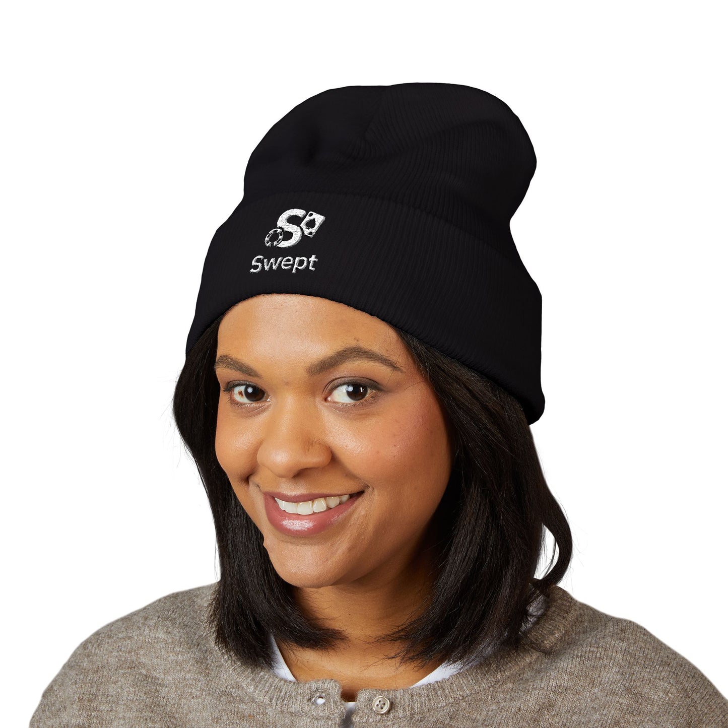 Swept Cuffed Beanie